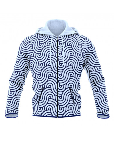 Sweat Capuche Fité Zipé - Sublimation totale - (Enfant/ Adulte)