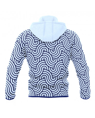 Sweat Capuche Fité Zipé - Sublimation totale - (Enfant/ Adulte)